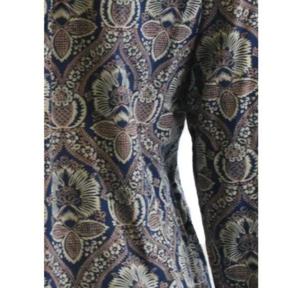 ROLLER RABBIT Blue Patterned Blouse Size S - Picture 3 of 3